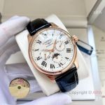 High Quality Replica LONGINES MASTER COLLECTION Different Colors Imported Italian calfskin Strap Different Colors Face Dial Rose Gold 316L Stainless Steel Case Watch 40mm